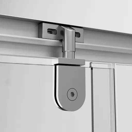 Душевая кабина Am.Pm Gem Square Pivot 90x90 см без поддона хром матовый W90UG-404-090MT, прозрачный, хром матовый - фото 6