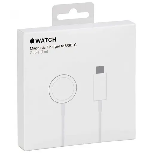БЗП Magnetic Fast Charger to USB-C Cable for Apple Watch (AAA) (box) White - фото 5