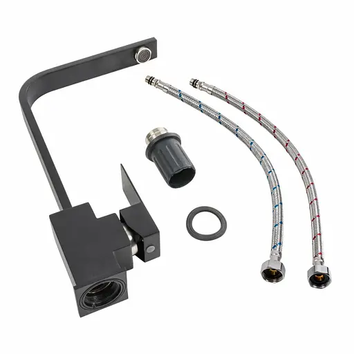 Змішувач для кухні Platinum 179 NES (3007) чорний матовий - фото 2