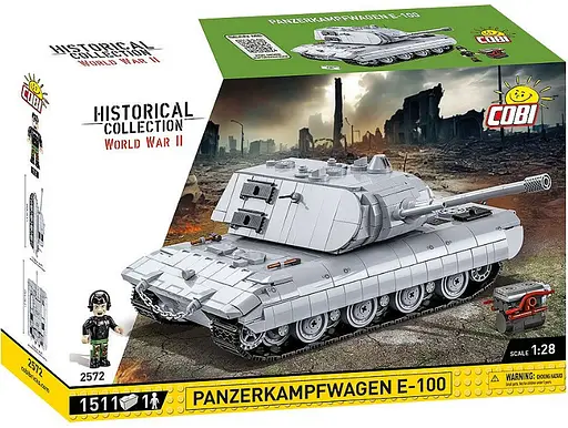 Конструктор дитячий танк Panzerkampfwagen E-100 COBI 2572