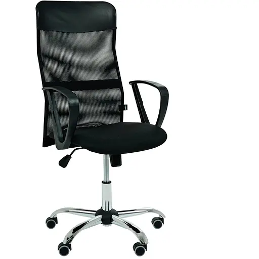 Кресло Ultra Хром/АМФ-7 сиденье А-47/спинка Сеть черная, вставка Скаден черный