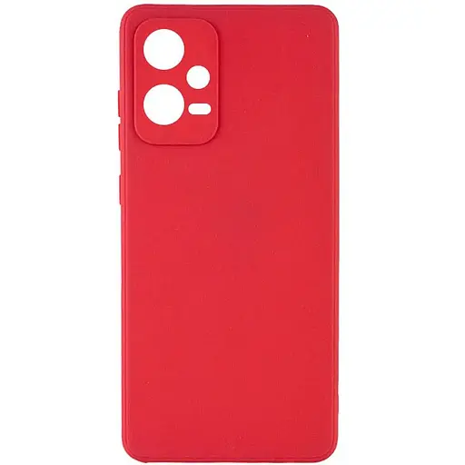 Силіконовий чохол Candy Full Camera для Xiaomi Redmi Note 12 Pro 5G Червоний / Camellia