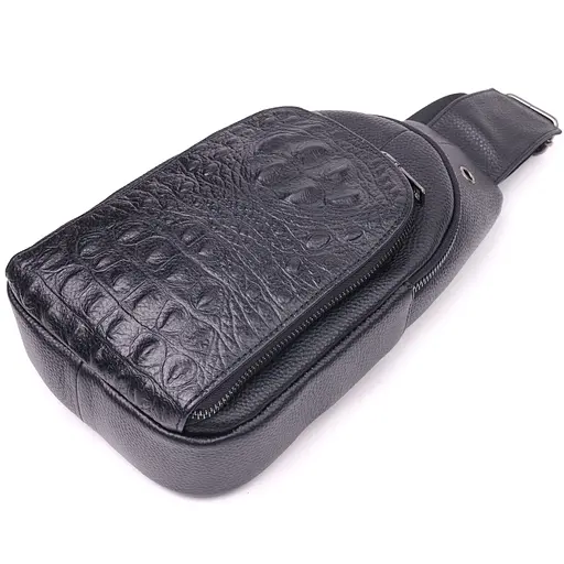 Чоловіча шкіряна сумка Vintage 17х30х8 см sum0022417 - фото 3