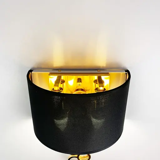 Бра в черном цвете Curtis Line F WMJ 32 BK - фото 3