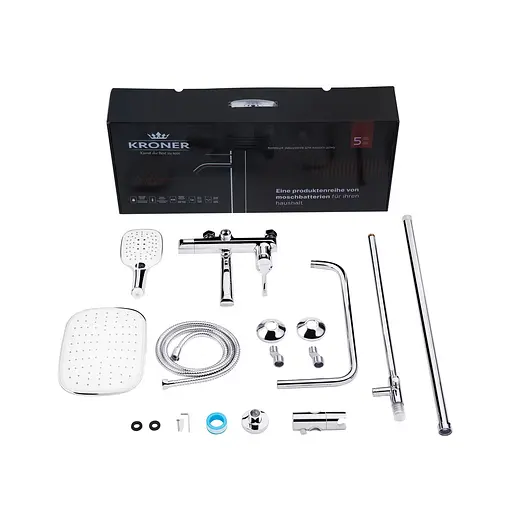 Душова система Kroner KRP Essen - C063 CV024316, Хром - фото 9