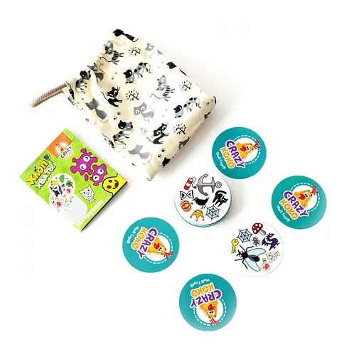 Дитяча настільна гра в мішечку "Хлоп! Хвать!" VT8077-13, 56 карток - фото 3