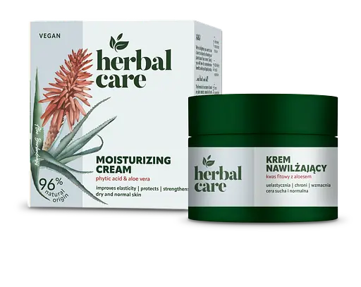 Крем увлажняющий Фитиновая кислота и алоэ вера Herbal Care Farmona 50 мл - фото 1