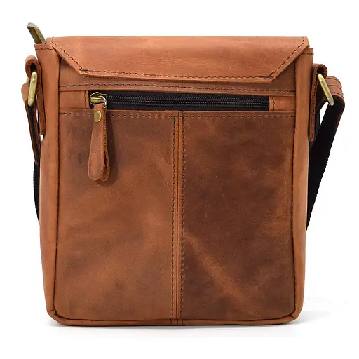 Чоловіча шкіряна сумка через плече LIMARY 22х18х5 см sum0025906 - фото 5