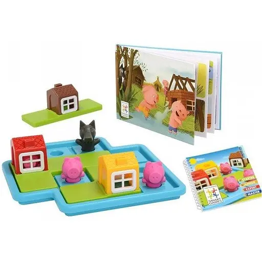 Настільна гра Smart Games Троє маленьких поросят (SG 023 UKR) - фото 3