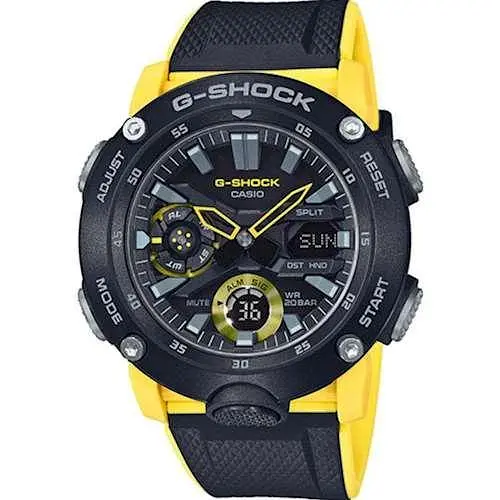Часы мужские водонепроницаемые противоударные Casio G-Shock GA-2000-1A9ER