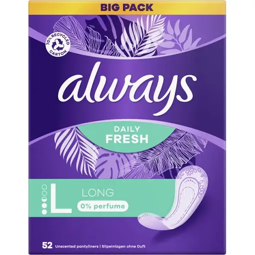 Уцінка. Щоденні прокладки Always Daily Fresh Long Без запаху 52 шт. - фото 2
