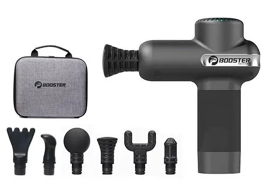 Перкусійний масажний пістолет Booster Lightsaber Mini (6 насадок)