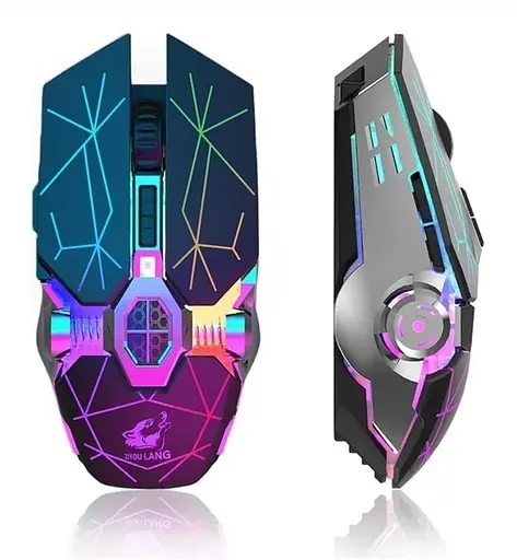 Професійна ігрова комп'ютерна миша X13 3200 DPI з дротовим підключенням, 7 кнопок  - фото 4