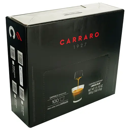 Уцінка. Кава в капсулах Carraro Lavazza Blue Puro Arabica, 100 капсул - фото 2