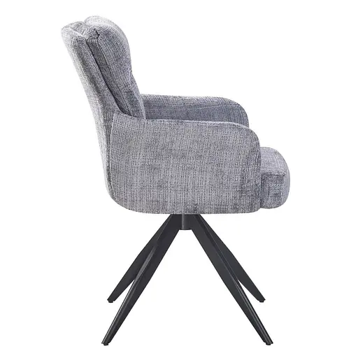 Стул Avanti LEO Chenille Light Grey - фото 3