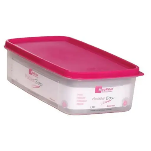 Контейнер пластиковый пищевой Motek с крышкой Modular 1,7 л (MS-03) - фото 1