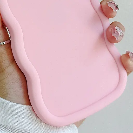 Чехол Epik TPU Ripple для Apple iPhone 15, 6.1 Pink - фото 2
