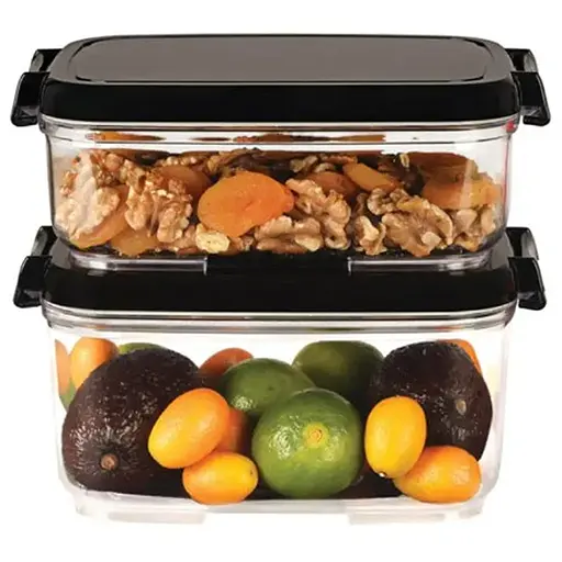 Набор акриловых контейнеров Motek ProPlus 2 шт прямоугольной формы на 1,4 л и 2 л (PRO-233) - фото 1