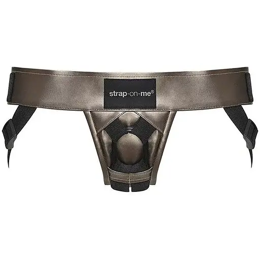 Трусики для страпону Strap-On-Me LeaTherette Harness CURIOUS