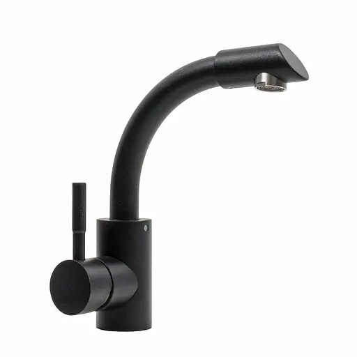 Змішувач для кухні Platinum 8303 sk чорний матовий - фото 1