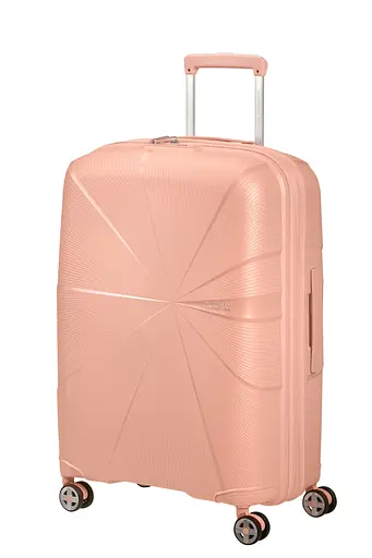 Валіза 67 См American Tourister STARVIBE METALLIC PEACH 67х46х27(30) MD5*76003 - фото 7