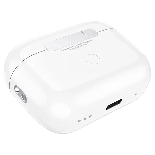 Наушники BOROFONE BW76 Brocade true wireless ANC шумоподавление сенсорный экран BT гарнитура Champagne White - фото 6