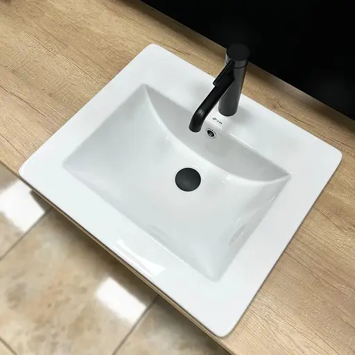 Умивальник VBI Ferrara 50 white врізний VBI-018012, Білий - фото 1