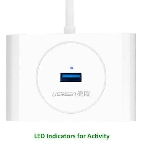 USB-хаб Ugreen CR113 USB to 4-Port USB 3.0 (40850) [52736] - фото 2