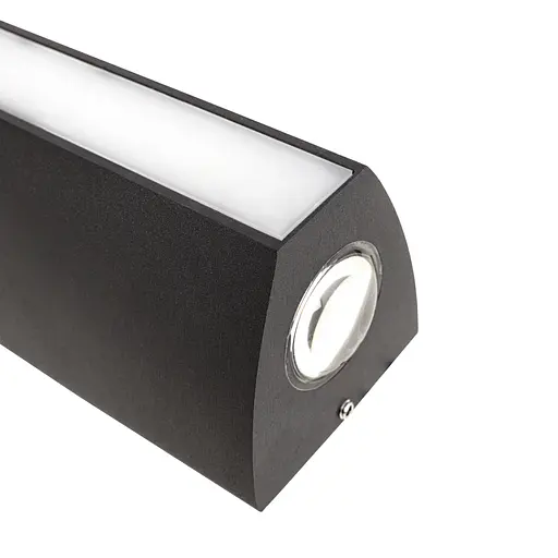 Светильник Brille фасадный LED 3W IP54 Black WW (AL-615/6) - фото 4