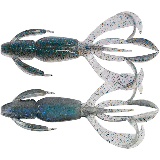 Силікон Keitech Crazy Flapper 2" EA#22 electric silver shi (8 шт/уп)