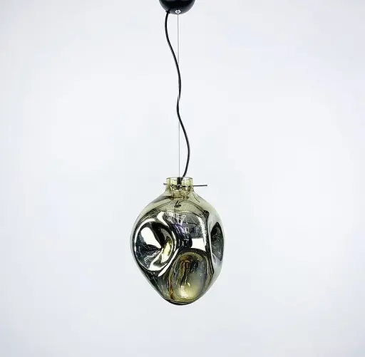 Подвесной светильник с абажуром золота | Line F | Арт. 0588/1L gold - фото 2