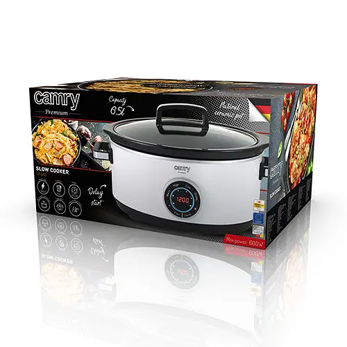 Электрическая мультиварка Camry CR 6410 с керамической миской на 6,5 л - фото 8