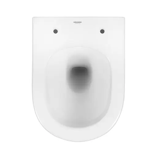 Комплект 4 в 1: Инсталляция Grohe Rapid SL 3 в 1 38772001 + Унитаз безободочный Kroner Harz WHI483632 TORNADO с сиденьем Slim Duroplast / Soft-close / Quick relase KH483632WHIT - фото 9