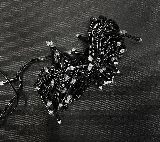 Новорічна LED Гірлянда Конус 6 метрів 100 яскравих Тепло білих лампочок - фото 3