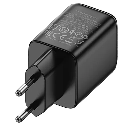 МЗП Hoco N54 Monsoon PD45W (1USB-C) Black - фото 3