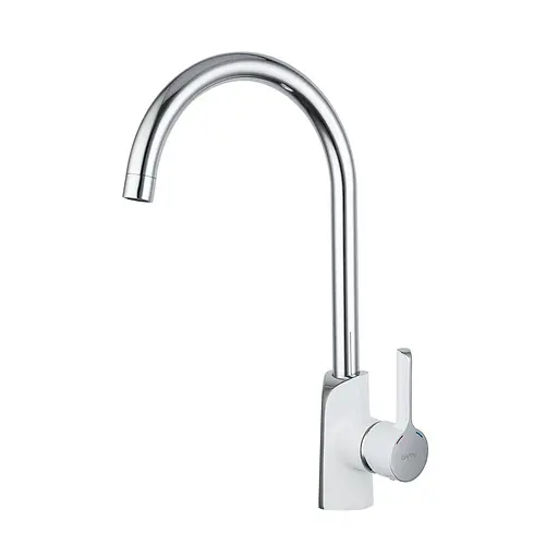 Змішувач для кухні Gappo G4003-8 білий/хром - фото 1