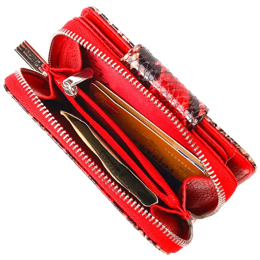 Кожаный женский кошелек Canpellini 9.5х13.2х3 см acs0025114 - фото 7