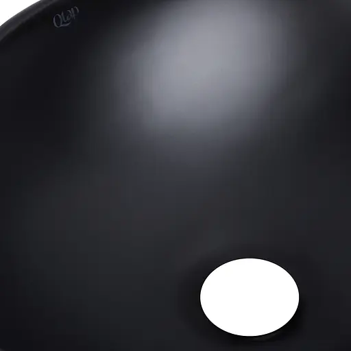 Умивальник Qtap Dove 410x335x145 Black matt QT06116062AMB, Чорний матовий - фото 5