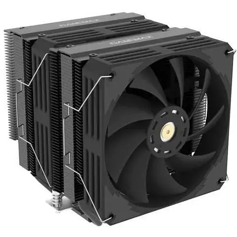 Кулер для процесора GameMax Twin 600 чорний алюміній/мідь 2x120 мм для Intel 1700/1200/115x AMD AM5/AM4 до 250 Вт - фото 1