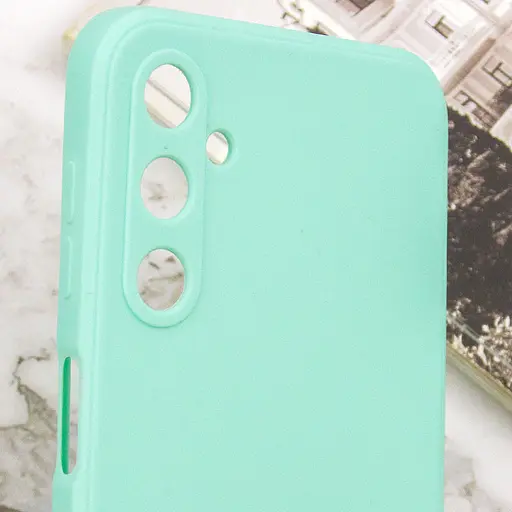 Силіконовий чохол Candy Full Camera для Samsung Galaxy A24 4G Зелений / Menthol - фото 5