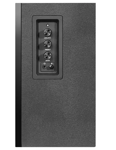 Колонки 2.0 Defender Aurora S40 Black 40 Вт 3.5 мм регулятор громкости деревянный корпус (65240) - фото 3