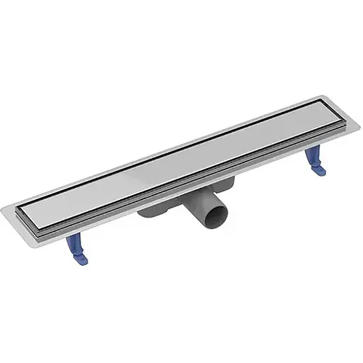 Трап для душа Cersanit Tako линейный 60 с двухсторонней решеткой нержавеющая сталь S907-008 - фото 1