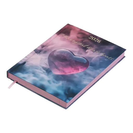 Щоденник датований Buromax Romantic 2026 поліграфічний A5 аквамарин (BM.2170-17) - фото 2