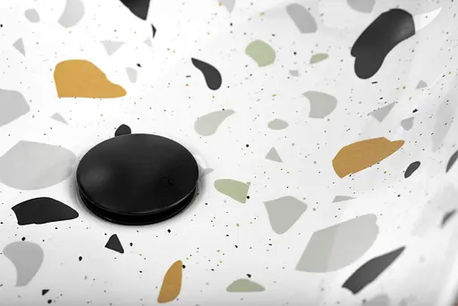 Умивальник Rea Belinda terazzo накладний REA-U6933, Цветной - фото 6