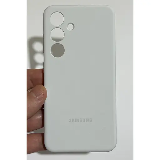 Оригинальный силиконовый чехол Samsung Silicone Case для Samsung Galaxy S24 Plus (S926) White EF-PS926TWEGWW - фото 4