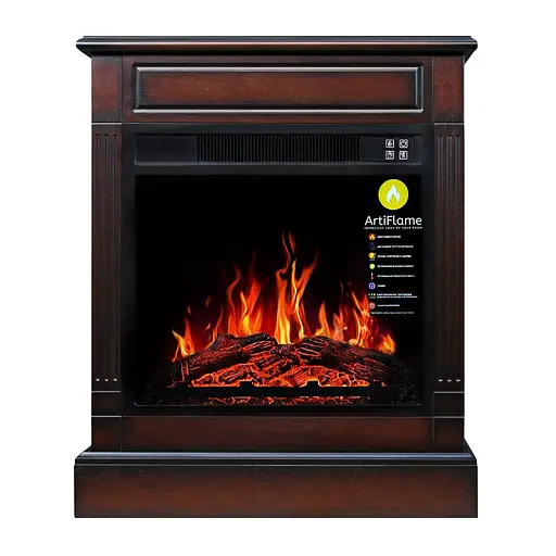 Каминокомплект ArtiFlame SOFIA AF18 МАХАГОН КОРИЧНЕВЫЙ АНТИК - фото 2