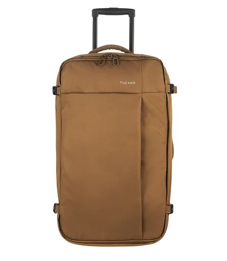 Tucano Сумка дорожная на 2-х колесах, Tugo M Trolley, 45л, полиэстер, коричневая - фото 5