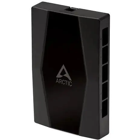 Контролер для керування вентиляторами Arctic Case Fan Hub чорний 10x4-pin PWM живлення SATA (ACFAN00175A) - фото 1