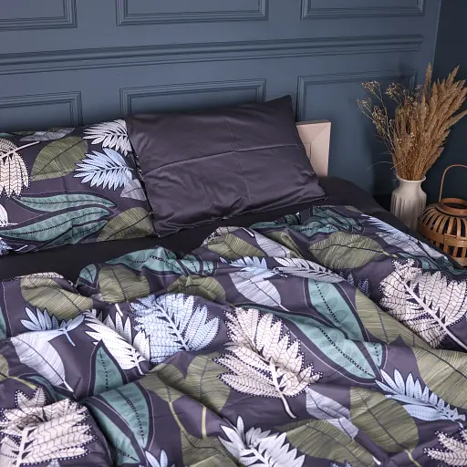 Пододеяльник MirSon Leaves сатин 220х240 см (2200012535479) - фото 3