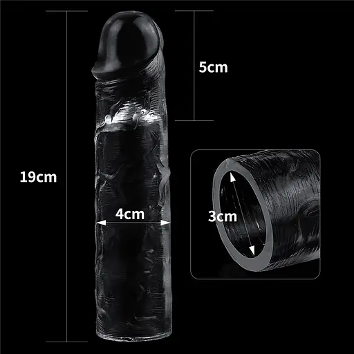 Насадка на пенис Lovetoy Flawless Clear Penis Sleeve Add 2 19 см прозрачный - фото 12